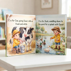 Personalised Farm ABC Book for Kids
