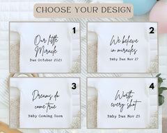 Ivf Pregnancy Announcement Bodysuit Rainbow Baby Reveal Gift
