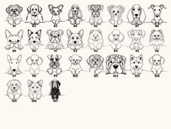 Personalised Dog Baby Grow With Custom Pet Portrait Design