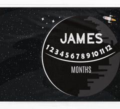 Galaxy Milestone Blanket
