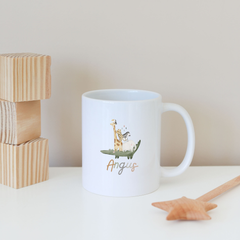 Personalised Stacking Animals Mug