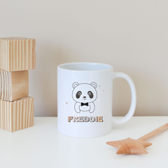 Personalised Bow Tie Baby Panda Mug