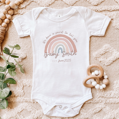 We Have a Secret to Tell You Rainbow Baby Vest