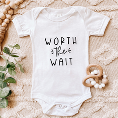 Worth The Wait Baby Vest