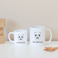 Personalised Bow Tie Baby Panda Mug