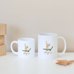 Personalised Stacking Animals Mug