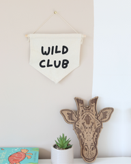 Wild Club Small Canvas Banner