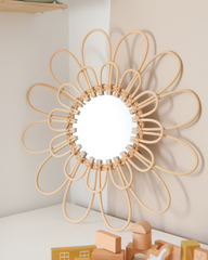 Daisy Rattan Mirror