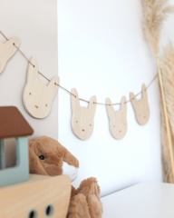 Bunny Wooden Banner