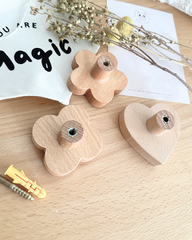 Neutral Themed Nursery Wall Hooks