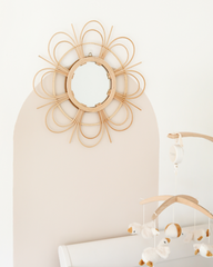 Posie Rattan Mirror