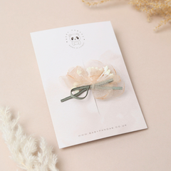 Champagne Flower Hair Clip