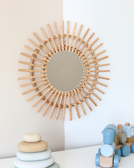 Sunrise Rattan Mirror