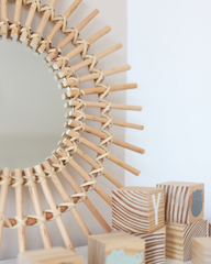 Sunrise Rattan Mirror