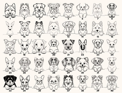 Personalised Dog Baby Grow With Custom Pet Portrait Design