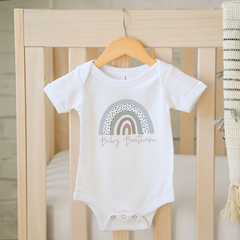 Personalised Rainbow Baby Vest