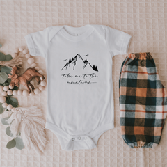 Take Me to the Mountains Baby Vest