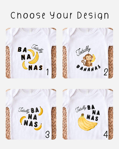 Funny Baby Bodysuit Totally Bananas Baby Grow/T-Shirt