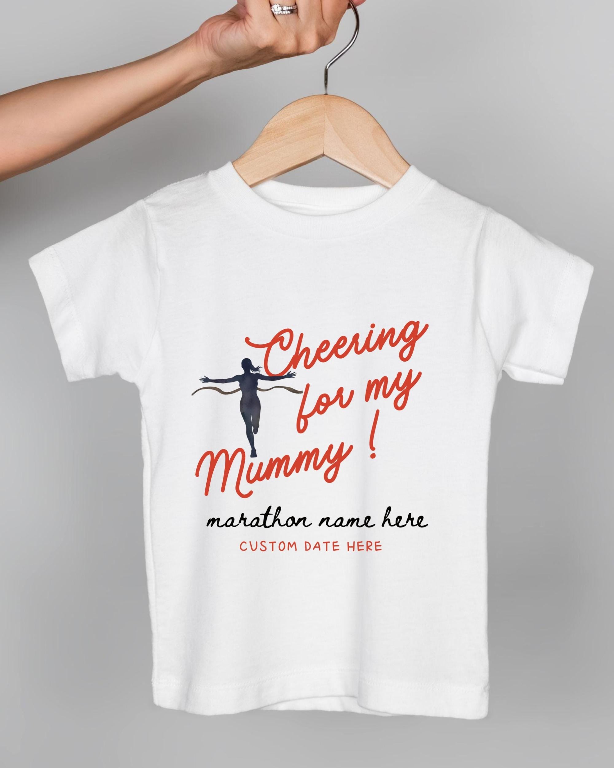 A white t-shirt with a graphic design and text printed on it.